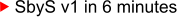 SbyS v1 in 6 minutes