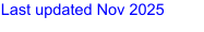 Last updated Nov 2025