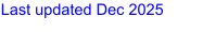 Last updated Dec 2025